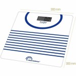 Cântar Digital de Baie Little Balance 8655 Albastru/Alb 180 kg