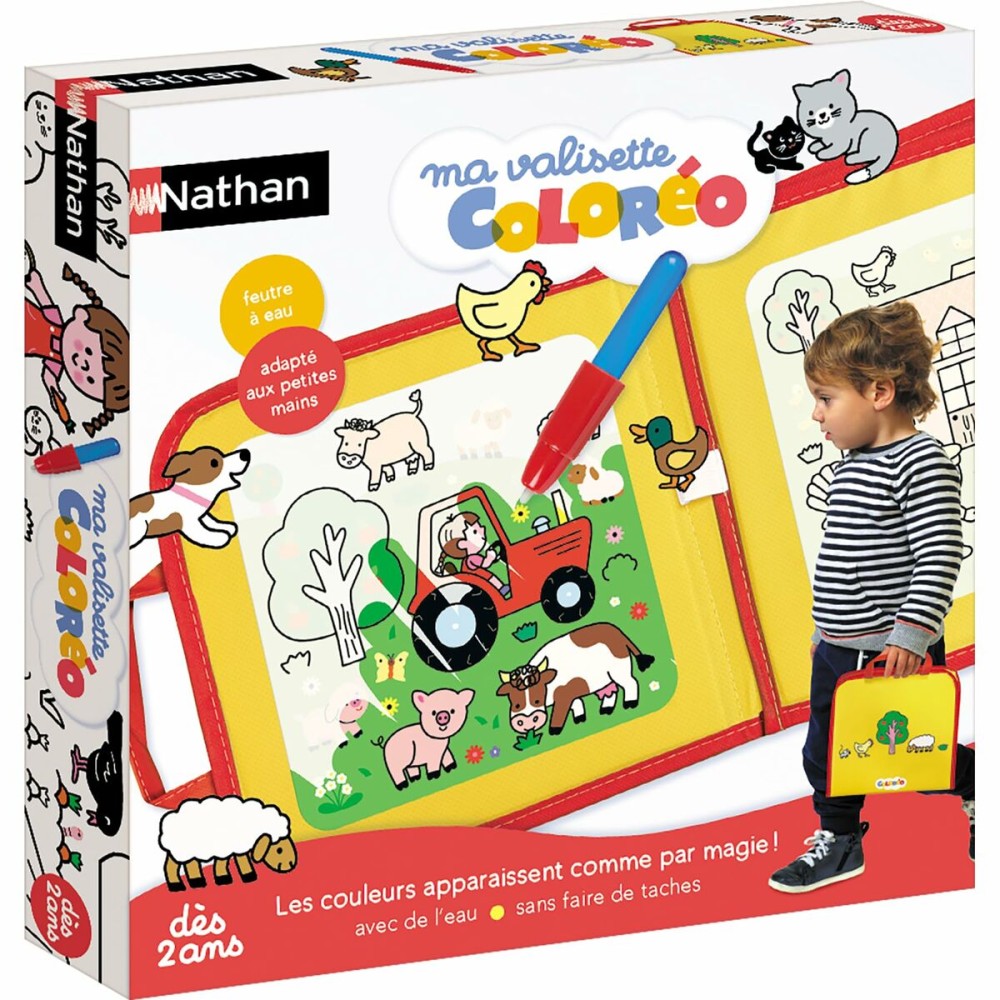 Set pentru desen Nathan MY COLOREO SUITCASE