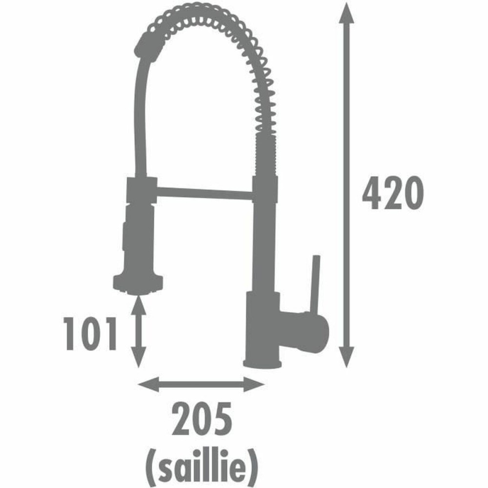 Kitchen Tap Rousseau OPUS Gri Chrome