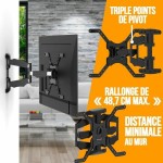 Suport TV Nanook Wall Mount 55" 65" 40"