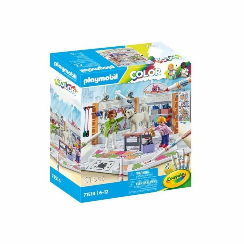 Playset Playmobil Color 71514 Grooming Salon 61 Piese