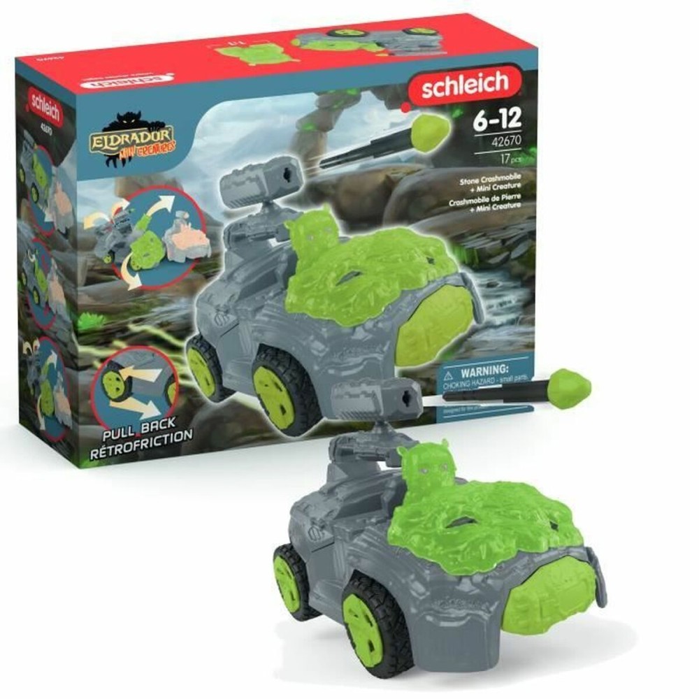 Playset Schleich Pierre's Crashmobile 17 Piese