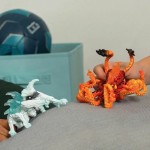 Accesorii pentru căsuțe de păpuși Schleich Lava Octopus vs Ice Bug Duo
