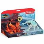 Accesorii pentru căsuțe de păpuși Schleich Lava Octopus vs Ice Bug Duo