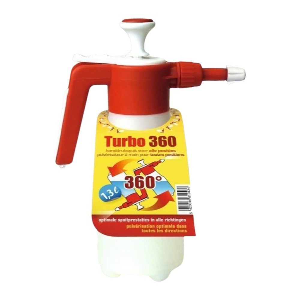 Pulverizator cu presiune pentru grădină BSI Turbo 360 1,3 L Alb Roșu