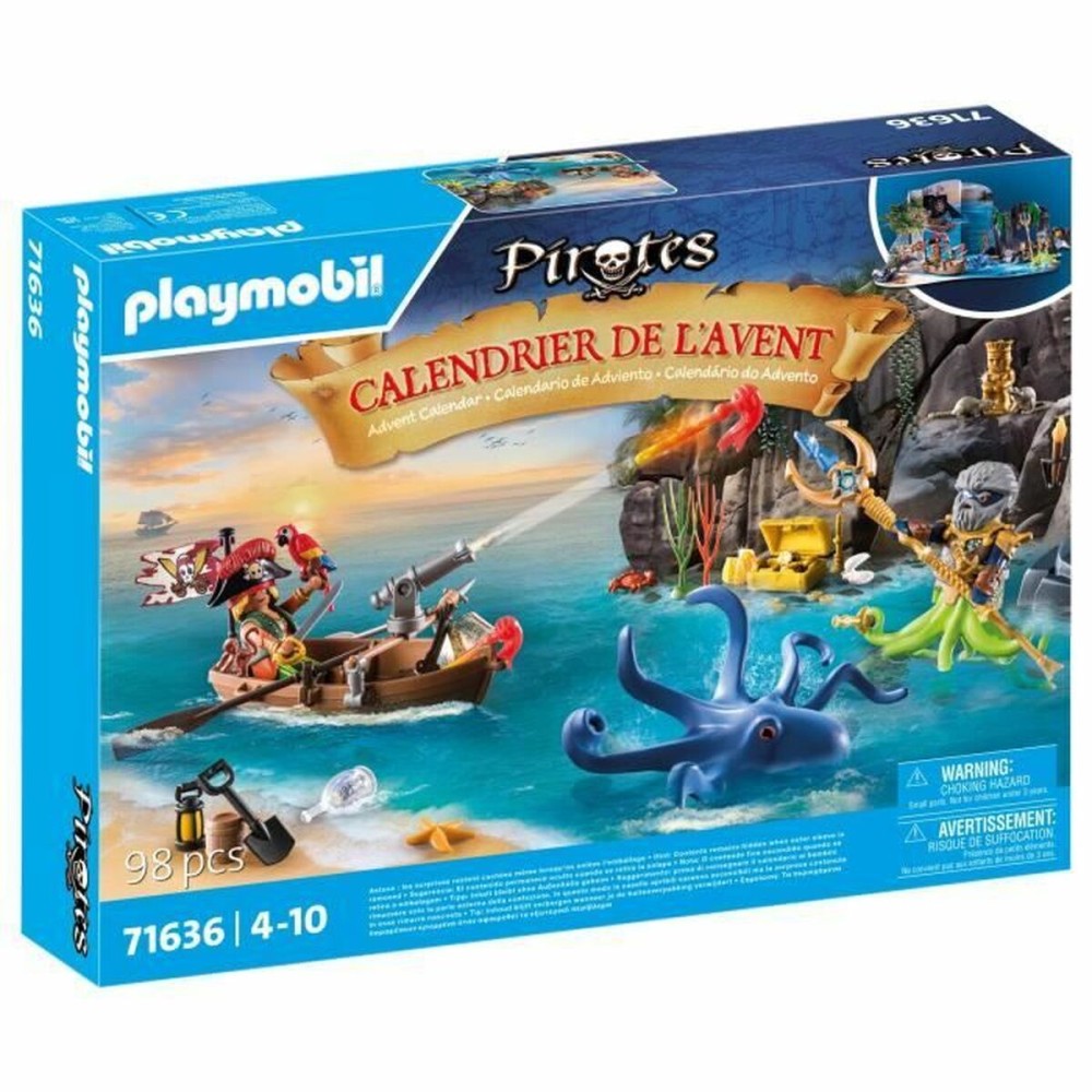 Calendar Advent Playmobil 71636 Pirate Advent Calendar Plastic