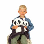 Jucărie de Pluș Gipsy Toys Panda Leggies Negru