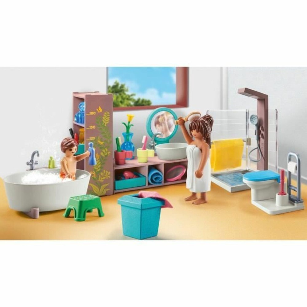 Playset Playmobil 71611 - Bathroom bathtub 55 Piese