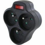 Placă de Circuit Prize 3 puncte de conectare cu întrerupător Chacon Dominó 3x16A