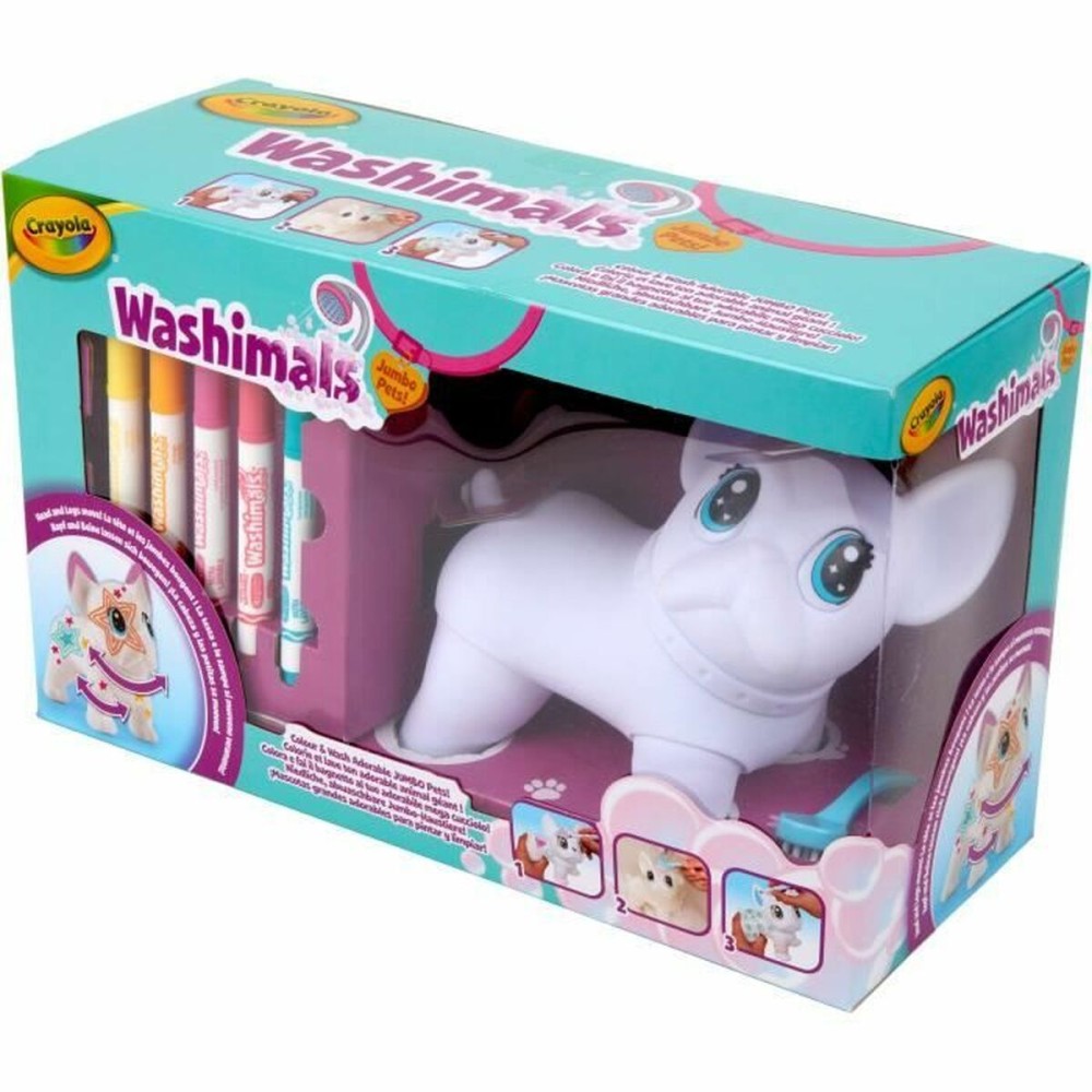 Set pentru desen Crayola Washimals Jumbo Dog