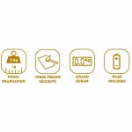 cântarul de bucătărie Little Balance Slim Orange 8090 5 kg