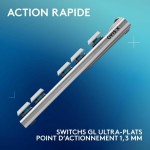 Tastatură Logitech G915 X Alb Franceză AZERTY