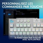 Tastatură Logitech G915 X Alb Franceză AZERTY