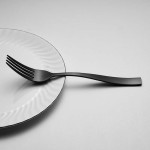 Set de Tacâmuri Arthur Martin AM5136 Negru Oțel inoxidabil 24 Piese