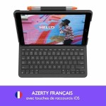 Husă pentru Tabletă Logitech Slim Folio Grafit AZERTY