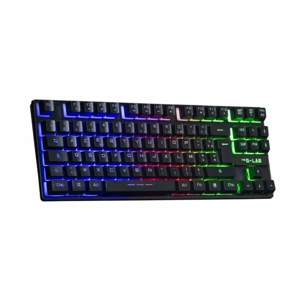 Tastatură Gaming The G-Lab KEYZ CAESIUM TKL WIRELESS Negru AZERTY