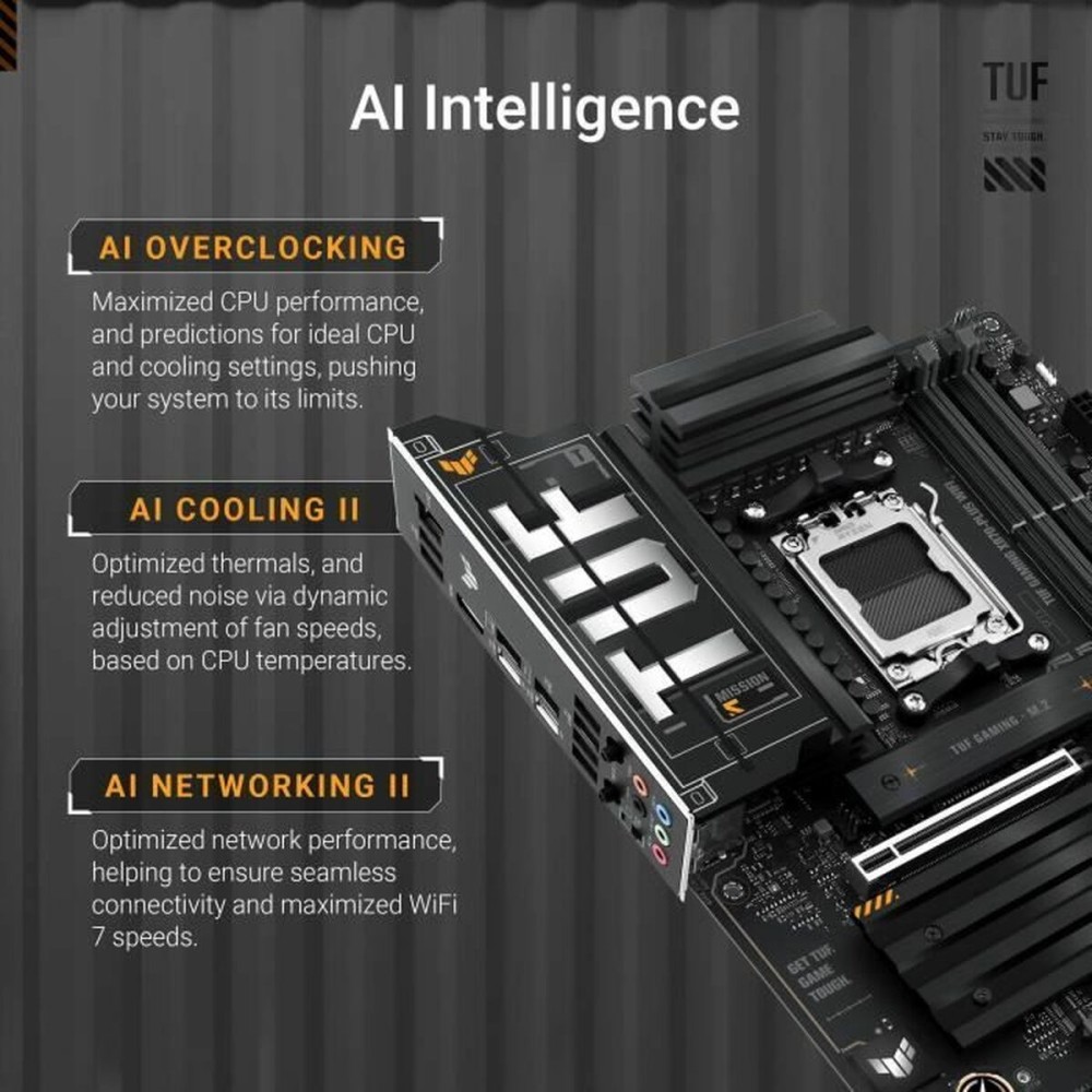 Placă de Bază Asus TUF GAMING X870-PLUS WIFI AMD AM5 AMD