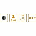 Raclette Little Balance 8761 Negru