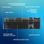 Tastatură Fără Fir Logitech G915 X Negru AZERTY