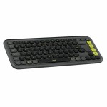 Tastatură Fără Fir Logitech Pop Icon Keys Gri închis AZERTY