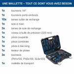 Set de Unelte Scheppach WZK120 97 Piese