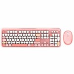 Tastatură și Mouse Mobility Lab Pure Color Rose Azerty Franceză