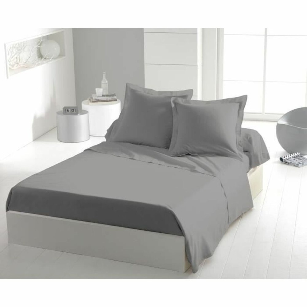 Set de foi HOME LINGE PASSION Flat sheet Gri Pat de o persoană 180 x 290 cm