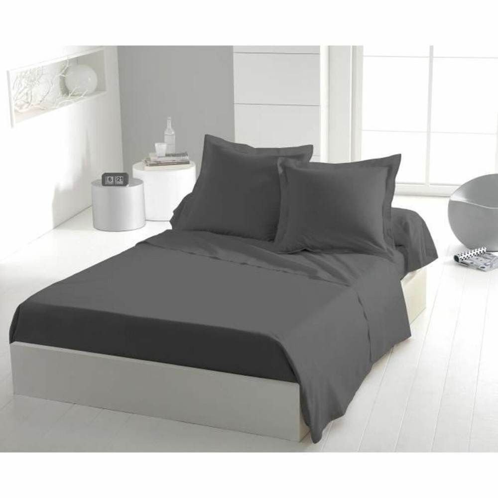 Set de foi HOME LINGE PASSION Flat sheet Gri Pat de o persoană 180 x 290 cm