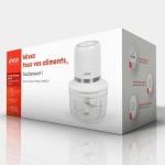 Tocător Livoo Chopper Alb Oțel 200 W 1,2 L