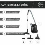 Extractor Hoover HE120PET 011 Negru Gri 700 W