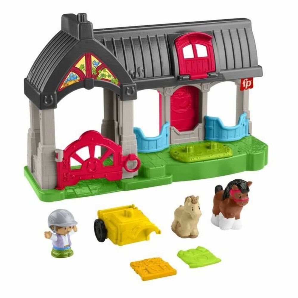 Playset Fisher-Price Happy Horses Stable 7 Piese
