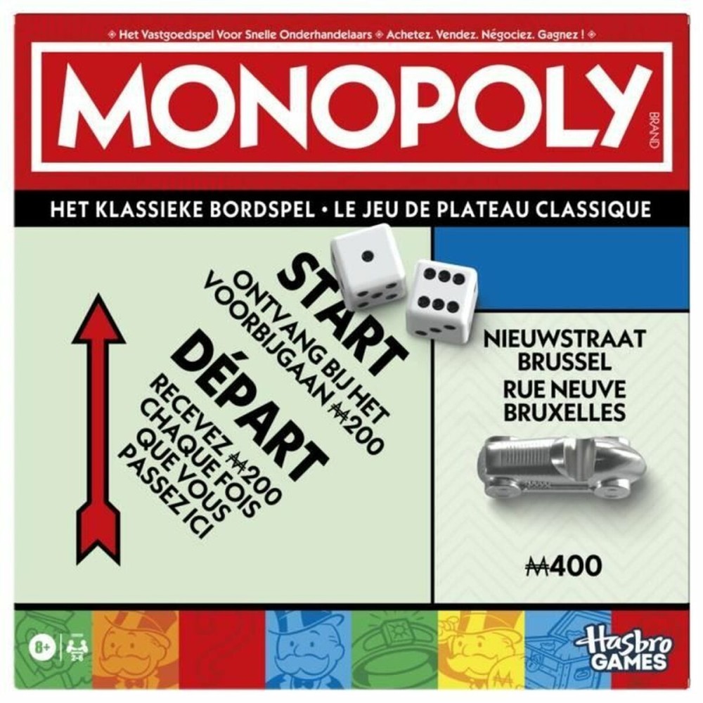 Joc de Masă Monopoly Hasbro Games 27 x 5 x 27 cm 4 x 50 x 50 cm