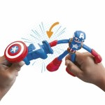Joc de Plastilină Play-Doh Capitán América Set Stamper Shield Multicolor