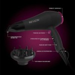 Uscător de Păr Revlon RVDR5251 Negru / Aur roz 2000 W