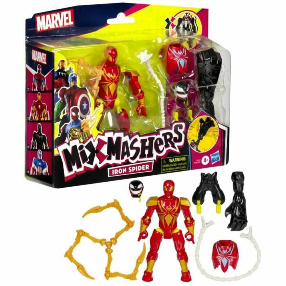 Figura îmbinată Hasbro MixMashers Iron Spider Deluxe