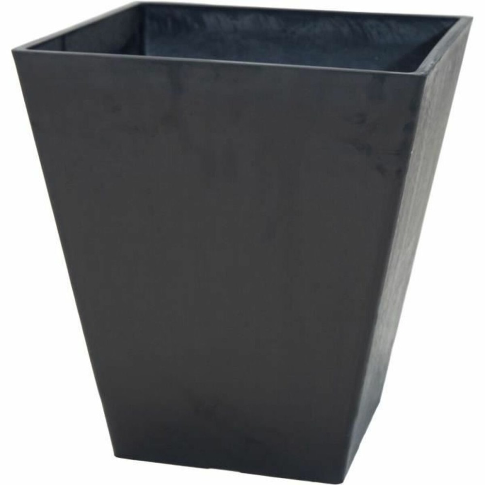 Ghiveci Mega Collections Ecostone Square Negru noir Plastic Reciclat 42 x 46 x 42 cm 43 x 43 x 74 cm 41 x 45 cm