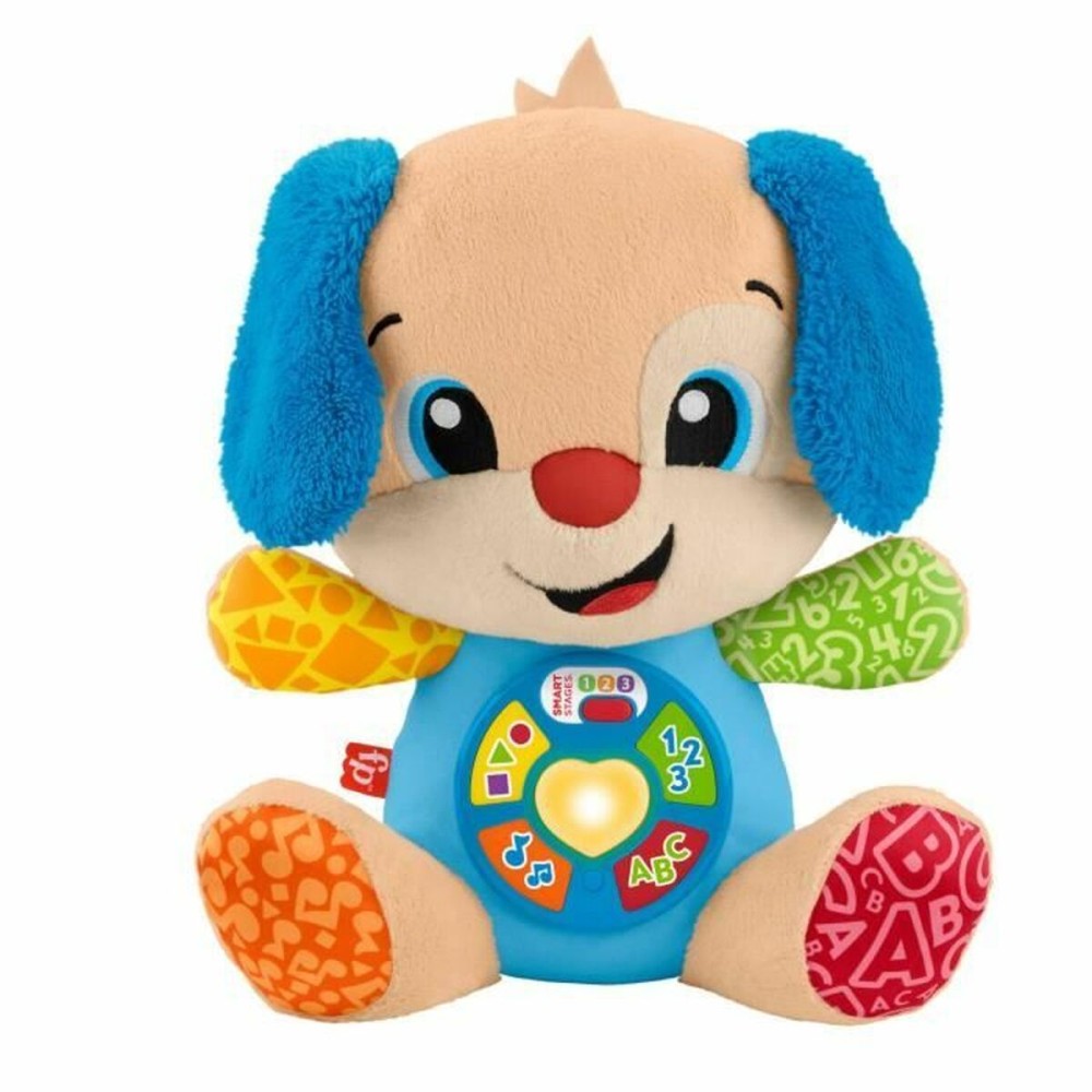 Jucărie de Pluș Fisher-Price Laugh and Learn Puppy Progressive Awakening Musical Plush JFD20 Maro Flauș Muzical Câine