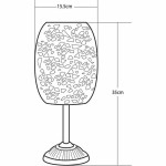 Lampă solară Galix G2003 Crom 10 W Alb rece 10 lm