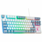 Tastatură The G-Lab KEYZ CAESIUM Gri Azerty Franceză