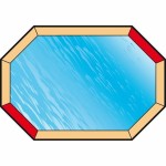 Husă pentru piscină Ubbink Albastru 400 x 610 cm