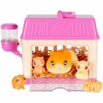 Jucărie de Pluș Little Live Pets Mama Surprise Hamsters Portocaliu Orange Flauș Hamster