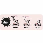 Triciclu Smoby Paseo para bebés Roz