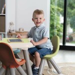 Scaun Smoby Life Kid Albastru Plastic