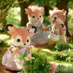 Figura îmbinată Sylvanian Families La familia Biche animale