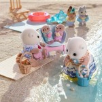 Figura îmbinată Sylvanian Families La familia de las nutrias marinas animale