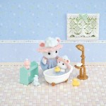 Figura îmbinată Sylvanian Families Baño de malvaviscos de los hermanos ratones animale