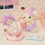 Figura îmbinată Sylvanian Families Las hermanas conejitas de chocolate: hora de dormir Fată
