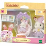 Figura îmbinată Sylvanian Families Las hermanas conejitas de chocolate: hora de dormir Fată