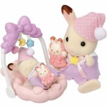 Figura îmbinată Sylvanian Families Las hermanas conejitas de chocolate: hora de dormir Fată