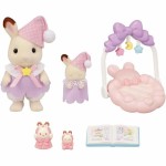 Figura îmbinată Sylvanian Families Las hermanas conejitas de chocolate: hora de dormir Fată